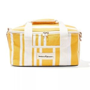Business and Pleasure The Holiday Cooler Bag FFF Yellow Stripe Lunch tote